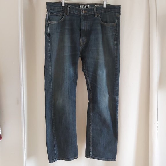 LEVI'S | Signature Women's Regular Jeans Blue Size 38x32 - Picture 1 of 14